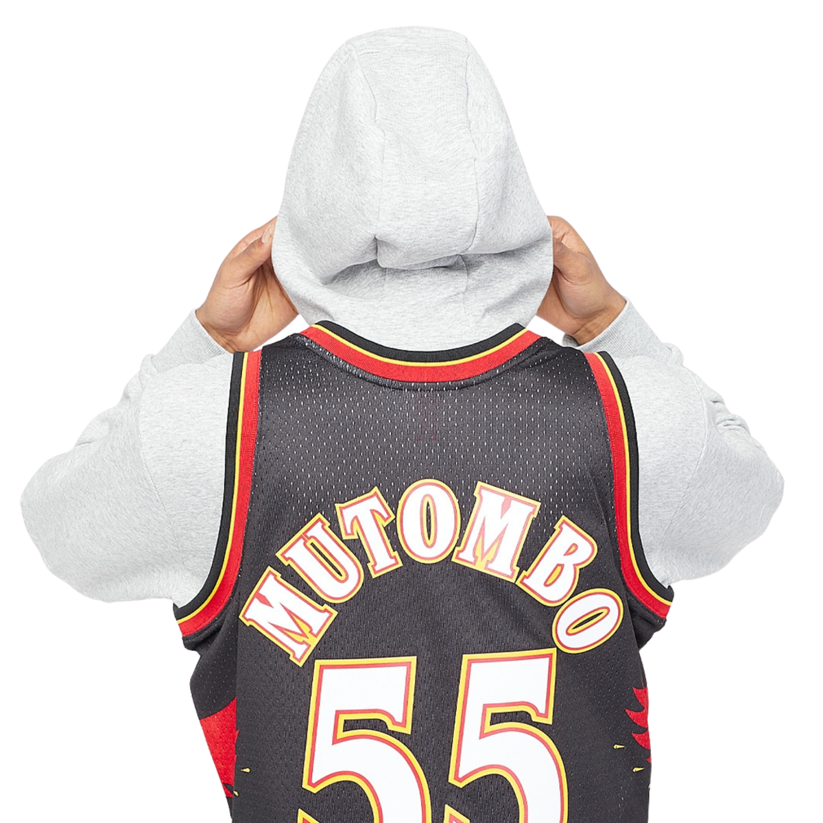 Camisa Regata NBA Atlanta Hawks Mitchell & Ness 1996 - imagem 8