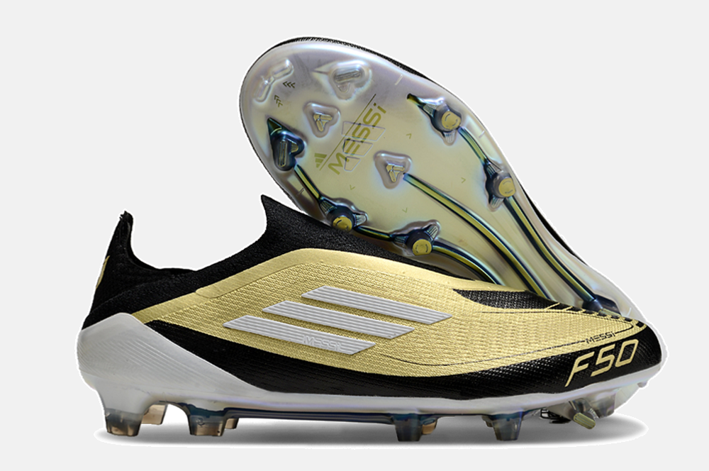 Chuteira Adidas F50 LL FG - Dourada e Branca - imagem 8