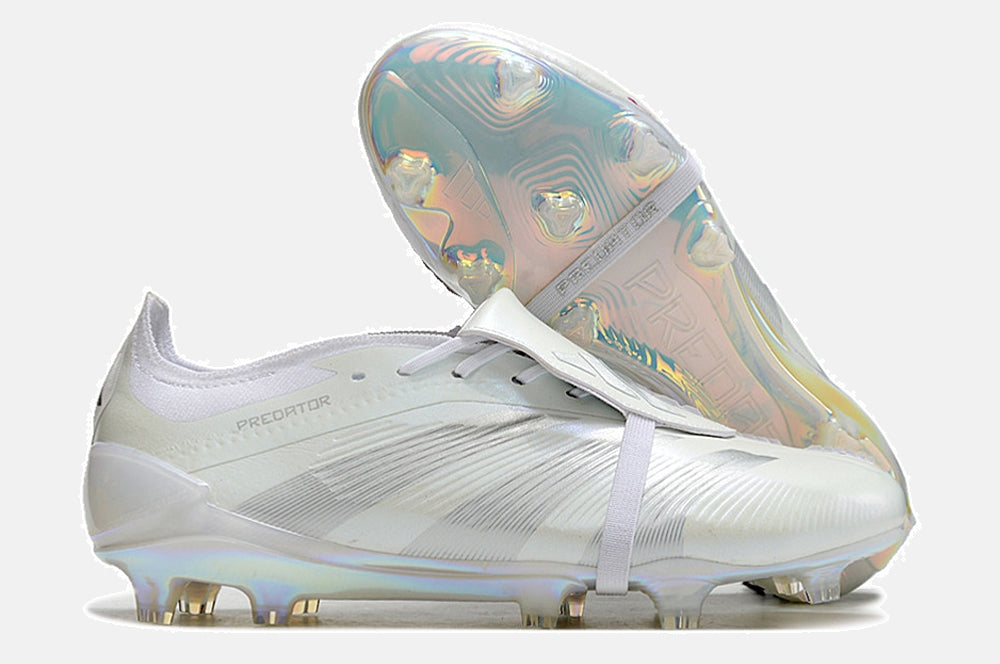 Chuteira Adidas Predator Elite Tongue FG - Branca - imagem 8