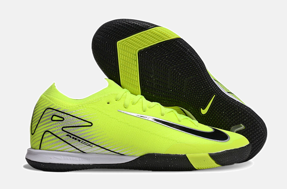Chuteira Futsal Nike Mercurial Air Zoom Vapor 16 IC - Verde e Preta - imagem 8