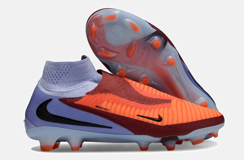 Chuteira Nike Phantom 6 Elite FG - Roxa e Laranja - Pack Scary Good - imagem 8