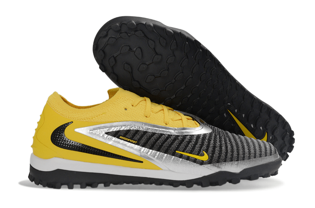Chuteira Nike Phantom 6 Elite TF - Amarela e Preta - Tevo Sports SPORT*