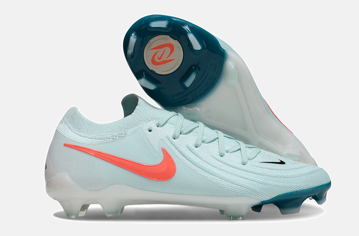 Chuteira Nike Phantom GX II FG - Branca e Azul claro - Pack Mad Energy - imagem 8