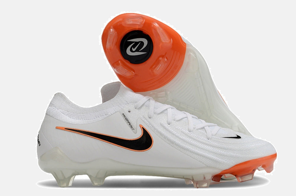 Chuteira Nike Phantom GX II FG - Branca e Laranja - imagem 8