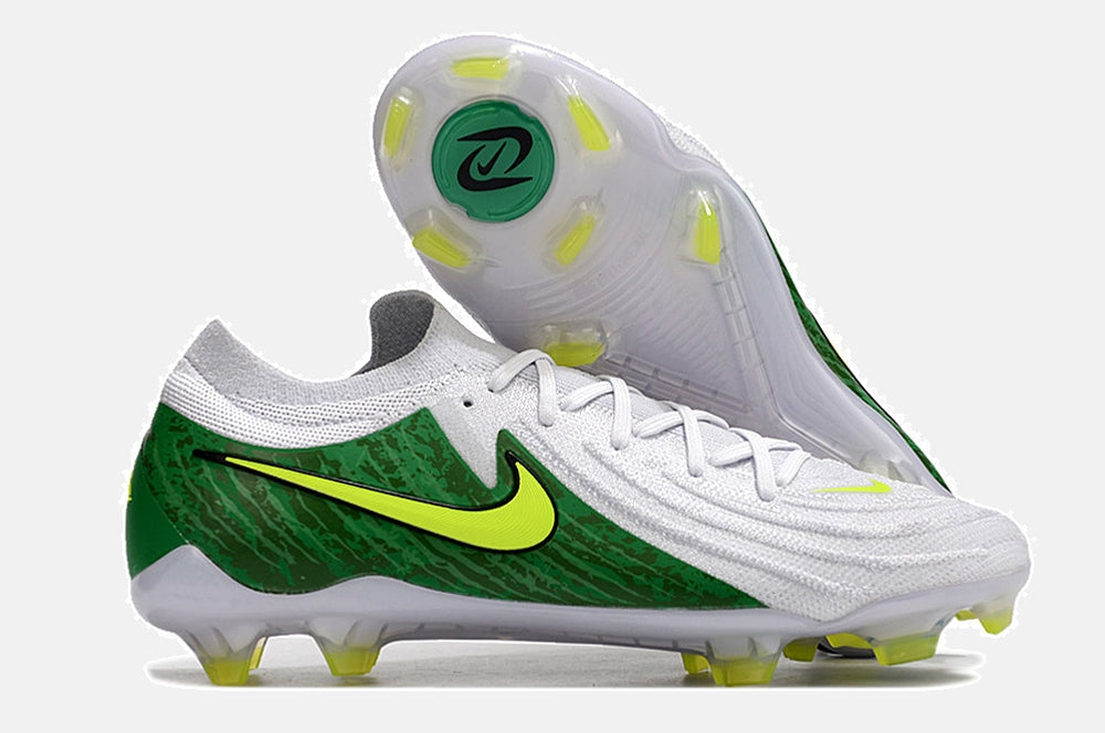 Chuteira Nike Phantom GX II FG - Branca e Verde - imagem 8