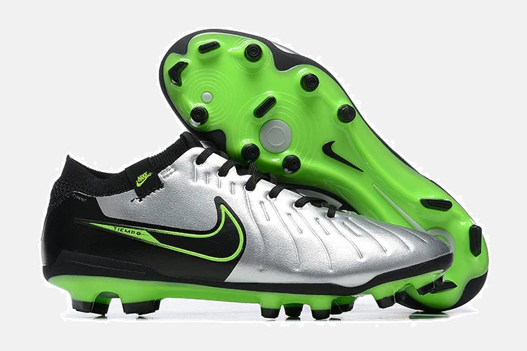 Chuteira Nike Tiempo Legend 10 FG - Verde e Prata - imagem 8