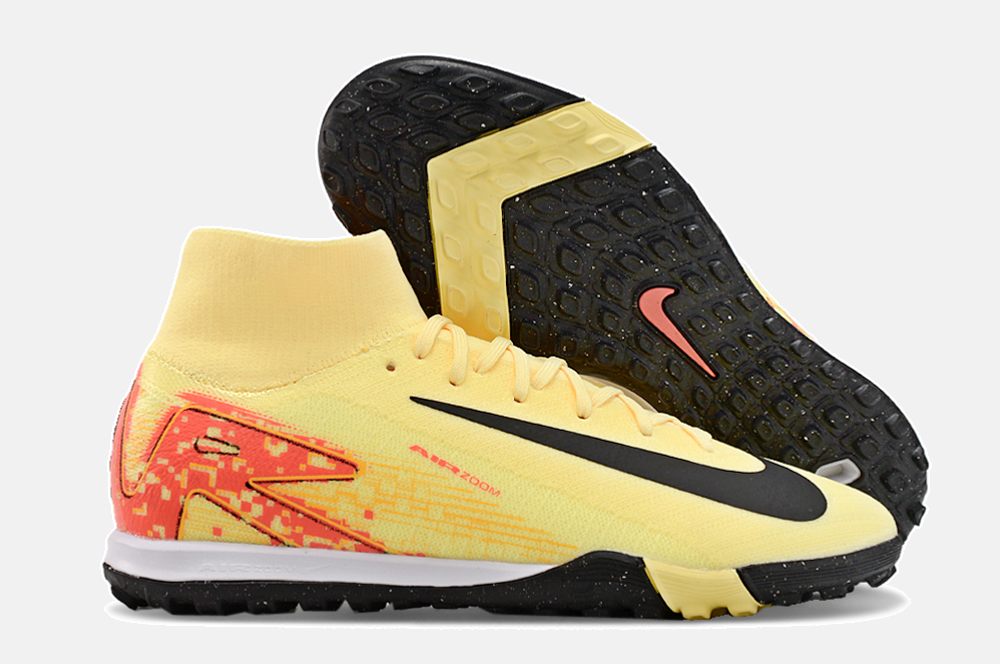 Chuteira Society Nike Air Zoom Mercurial Superfly 10 Elite TF - Amarela - imagem 8