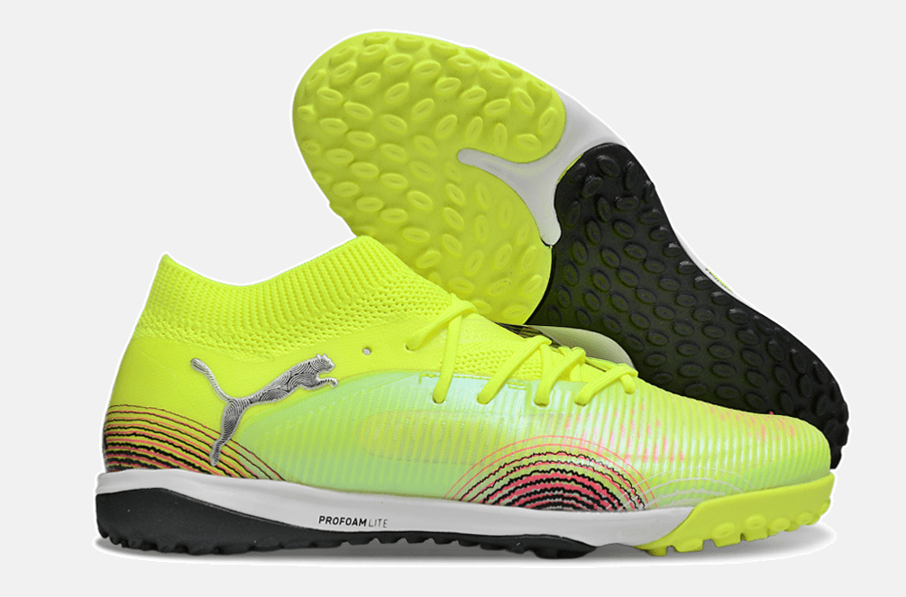Chuteira Society Puma Future 8 TF - Verde, Preta e Branca - Audacity Pack - Tevo Sports SPORT*