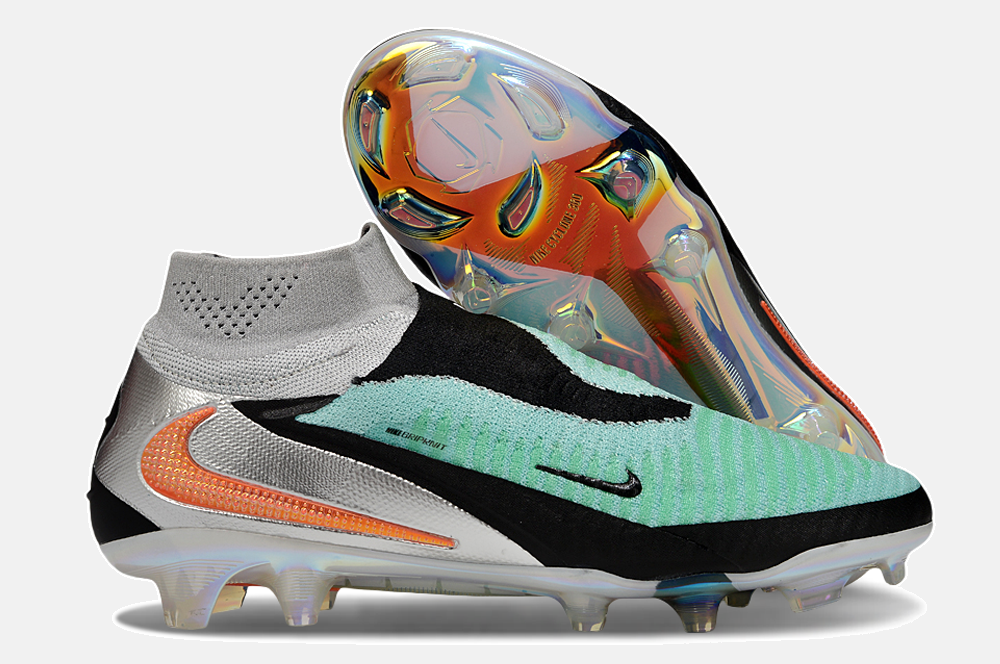 Chuteira Nike Phantom 6 Elite FG - Azul e Branco - imagem 8