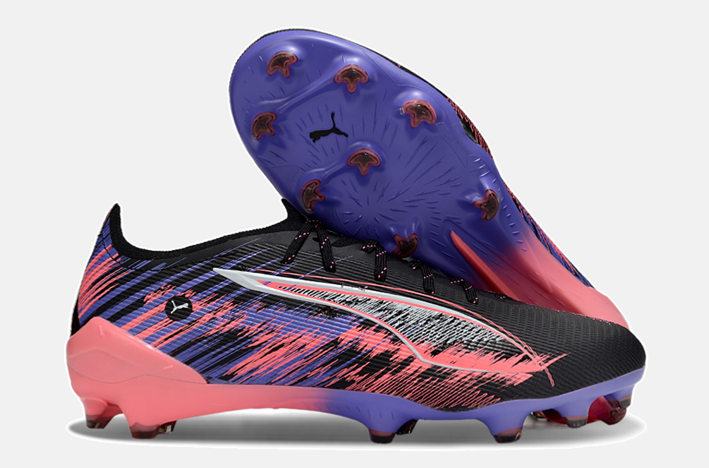 Puma Ultra 5 FG - Preto, Rosa e Roxo - imagem 8