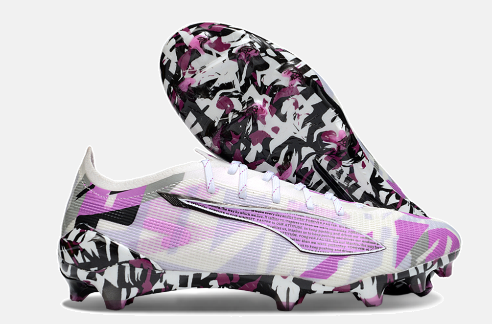 Puma Ultra 5 Ultimate FG - Branca e Roxa - imagem 8