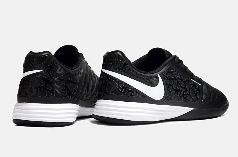 Tênis Futsal Nike Lunar Gato IC - Preta e Branca - foto 8