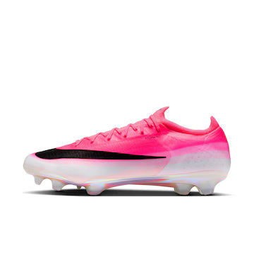 Chuteira Nike Air Zoom Mercurial Vapor 17 Elite FG Copa do Mundo - Breakout Pack -Rosa e Branco - vista frontal