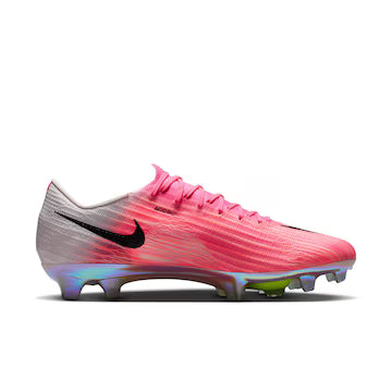 Chuteira Nike Air Zoom Mercurial Superfly 11 Elite FG Copa do Mundo - Breakout Pack -Rosa e Branco - vista traseira