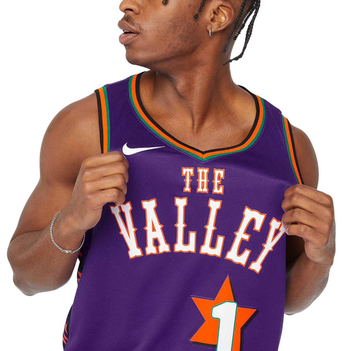 Camisa Regata Nike NBA Phoenix Suns City Edition 2024/25 - imagem 6