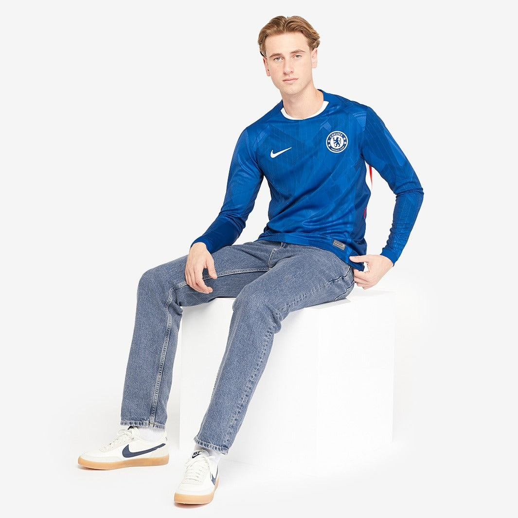 Camisa Nike Chelsea 2025/26 I Manga Longa Torcedor — imagem 2