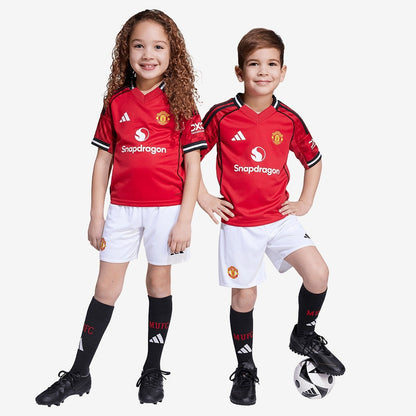 Conjunto Infantil Adidas Manchester United 2025/26 Torcedor — imagem 2