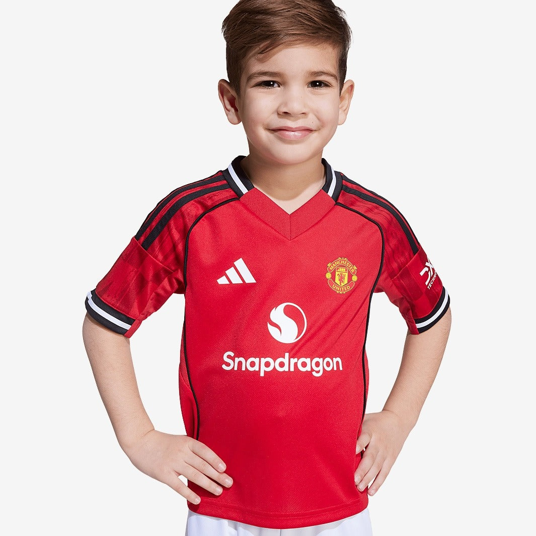 Conjunto Infantil Adidas Manchester United 2025/26 Torcedor — imagem 4