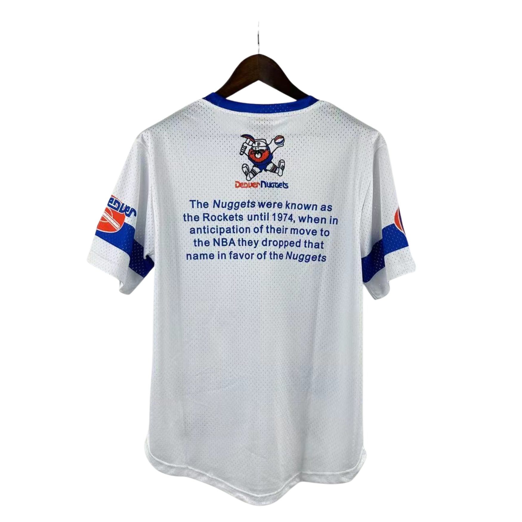 Camisa NBA Denver Nuggets & Ness Hardwood Classics Vintage - imagem 2