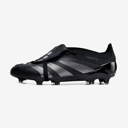 Chuteira Adidas Predator Elite Tongue FG - Preta - vista frontal