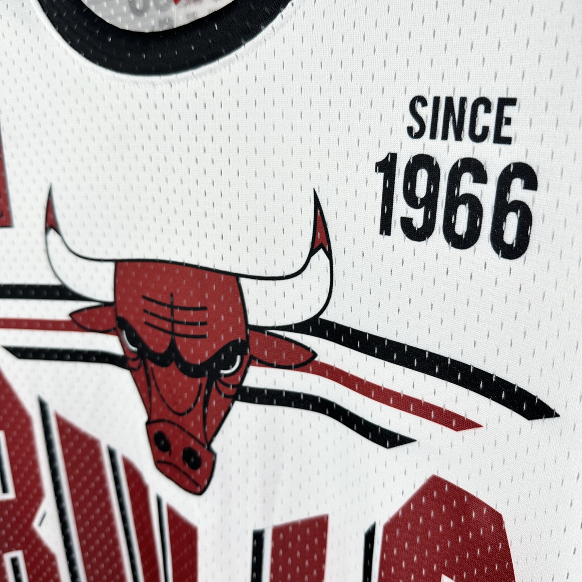 Camisa NBA Chicago Bulls Mitchell & Ness Hardwood Classics Vintage - imagem 12