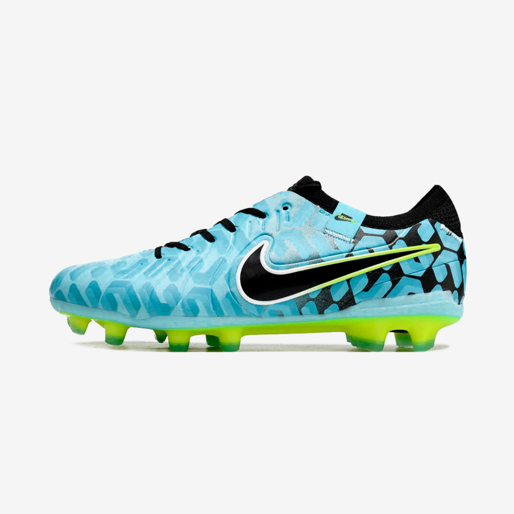 Chuteira Nike Tiempo Legend 10 FG - Azul - vista frontal