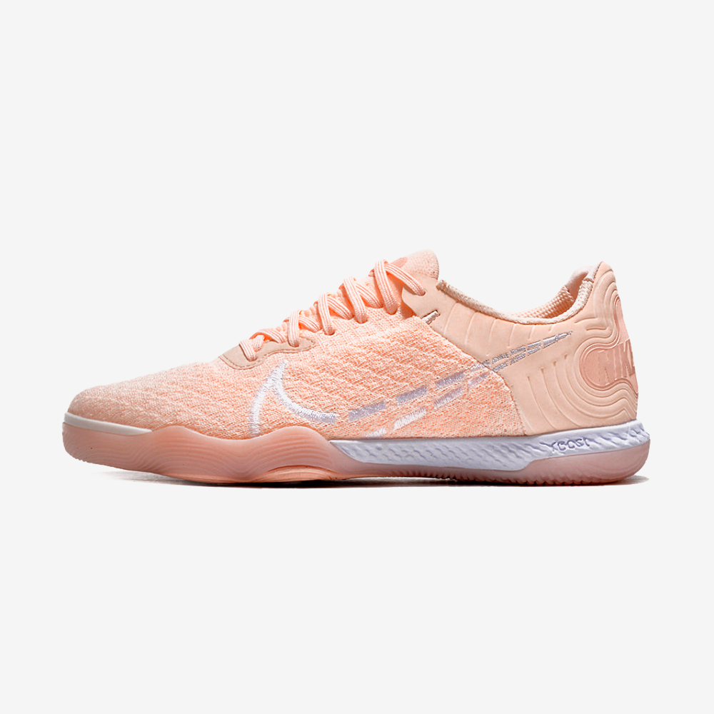 Tênis Futsal Nike React Gato IC - Salmão - vista frontal