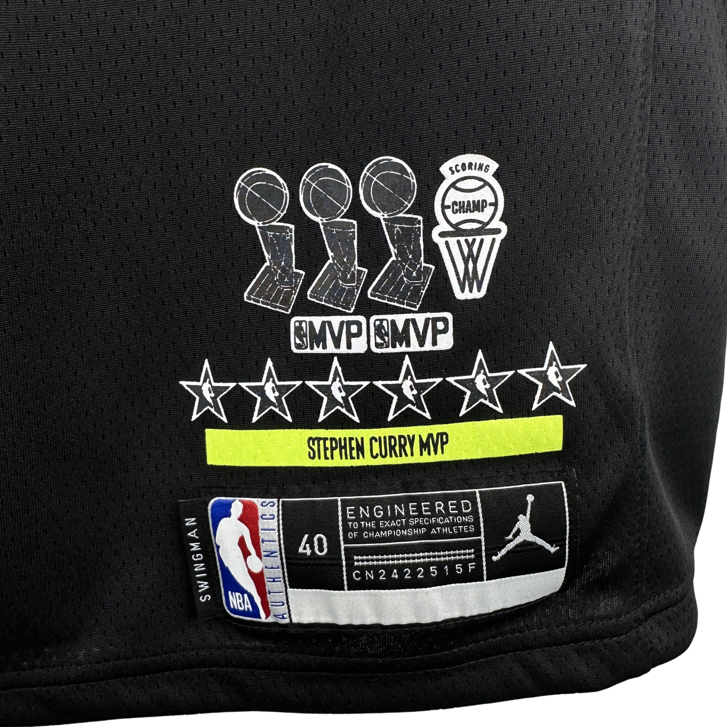 Camisa Regata Jordan NBA Golden State Warriors Stephen Curry MVP - imagem 7