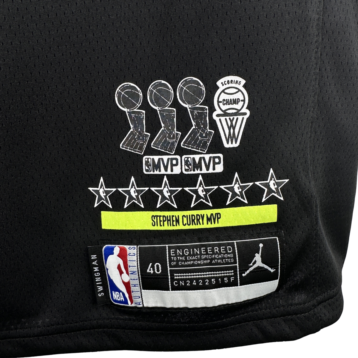 Camisa Regata Jordan NBA Golden State Warriors Stephen Curry MVP - imagem 7