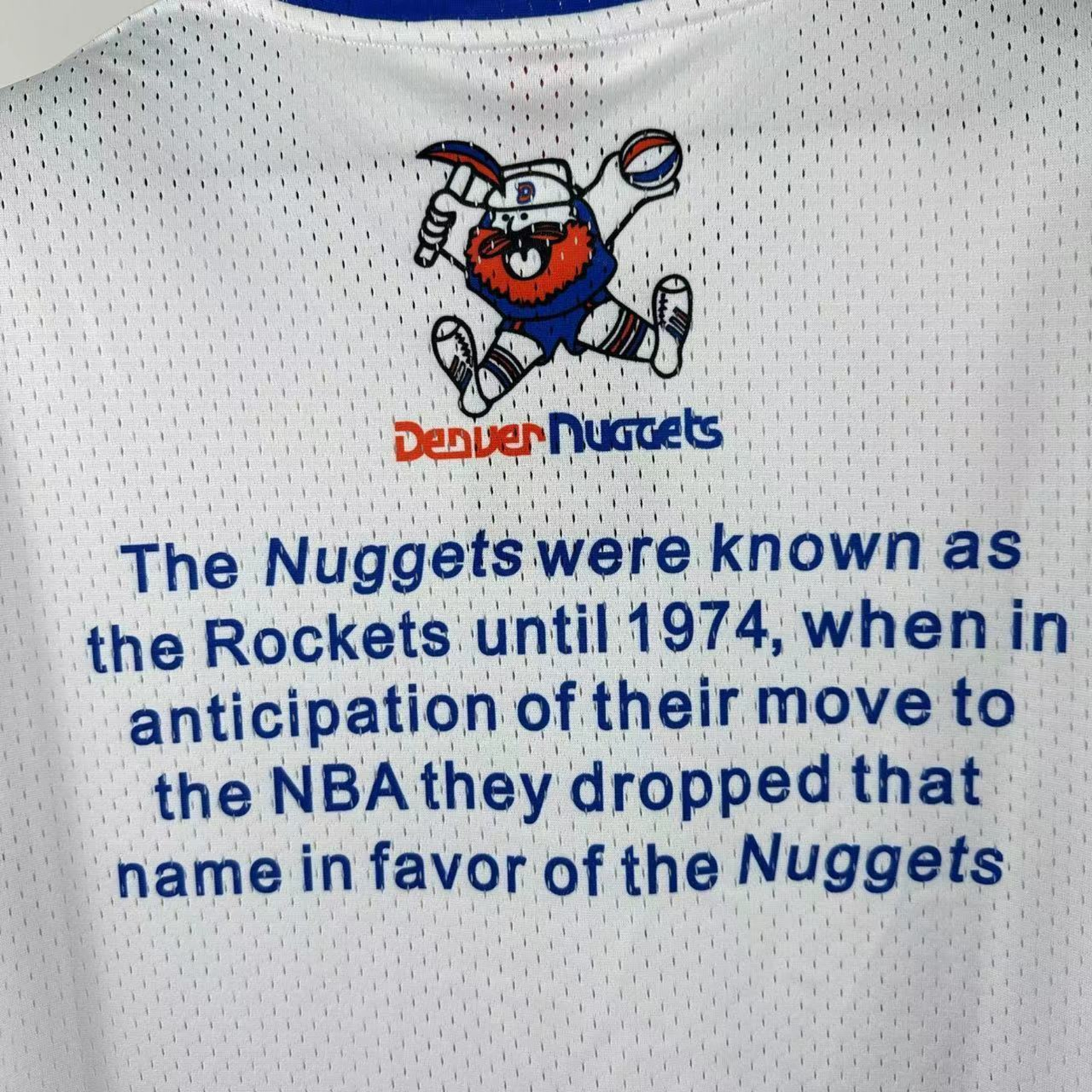 Camisa NBA Denver Nuggets & Ness Hardwood Classics Vintage - imagem 4