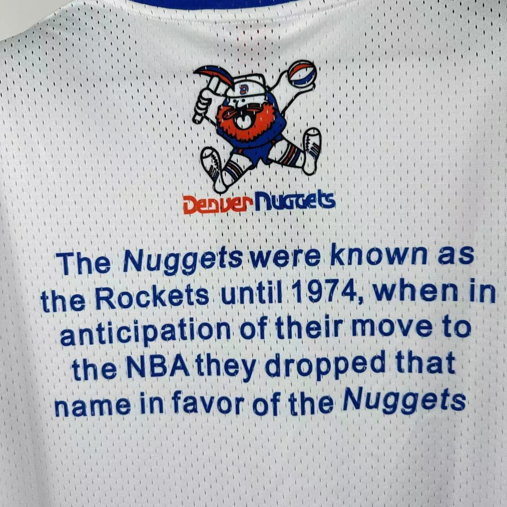 Camisa NBA Denver Nuggets & Ness Hardwood Classics Vintage - imagem 4
