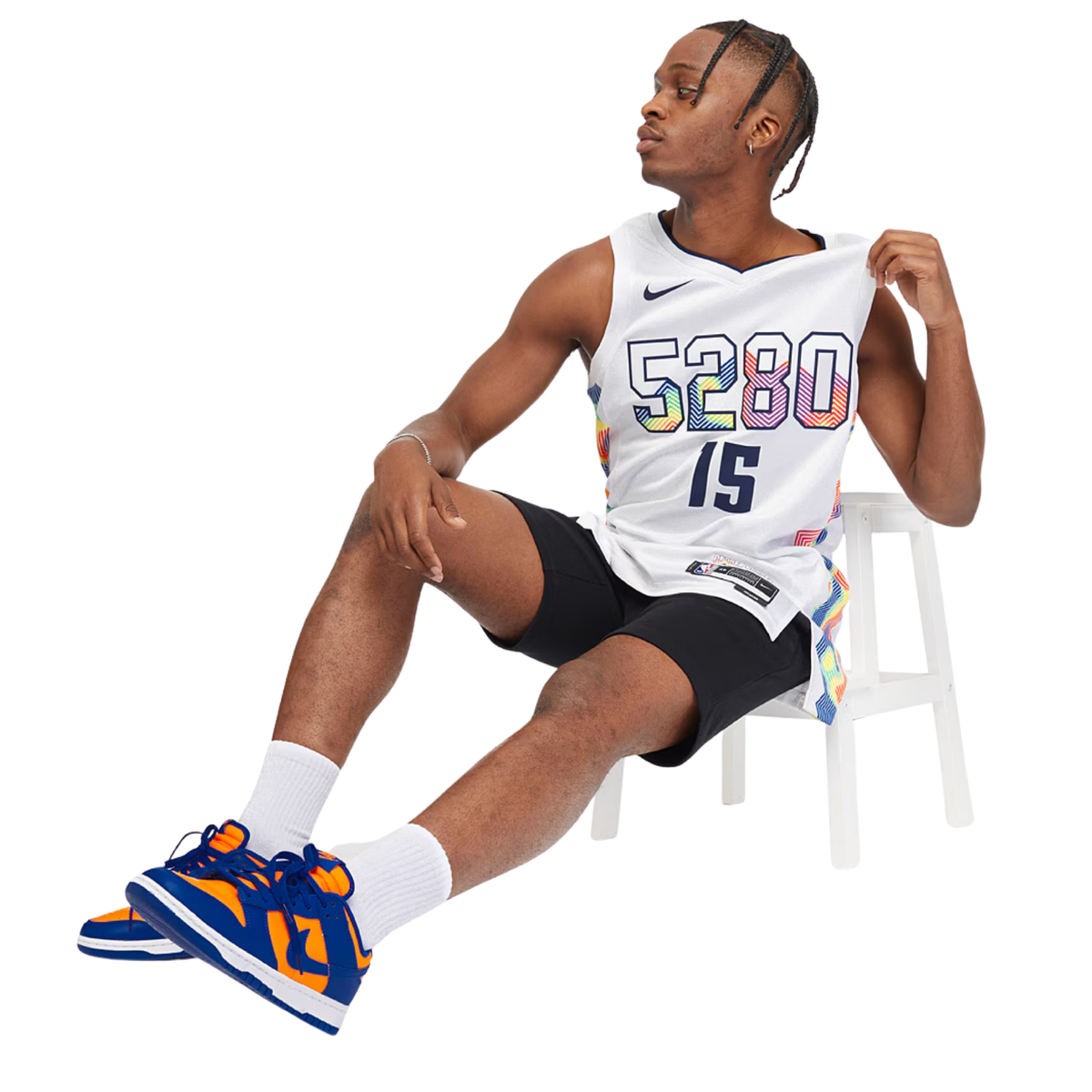 Camisa Regata Nike NBA Denver Nuggets City Edition 2024/25 - imagem 4