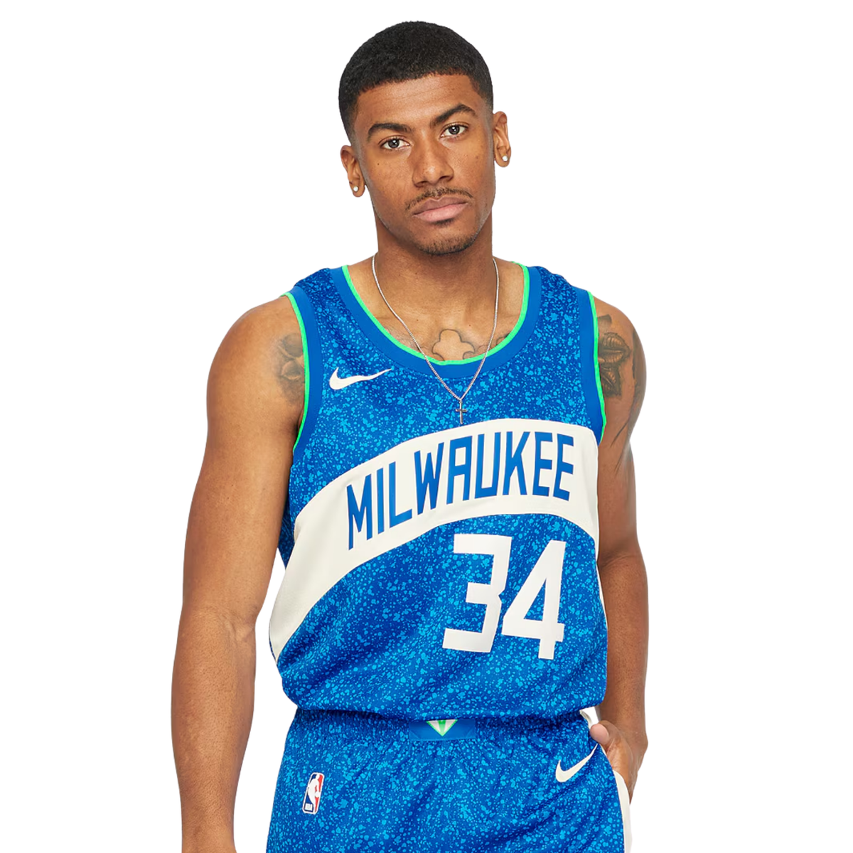 Camisa Regata Nike NBA Milwaukee Bucks City Edition 2023/24 - imagem 1