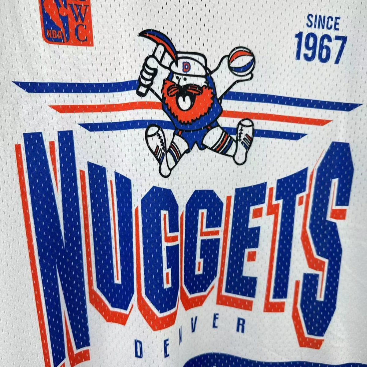 Camisa NBA Denver Nuggets & Ness Hardwood Classics Vintage - imagem 11