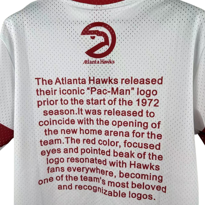 Camisa NBA Atlanta Hawks Mitchell & Ness Hardwood Classics Vintage - imagem 4