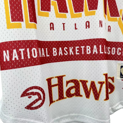 Camisa NBA Atlanta Hawks Mitchell & Ness Hardwood Classics Vintage - imagem 10