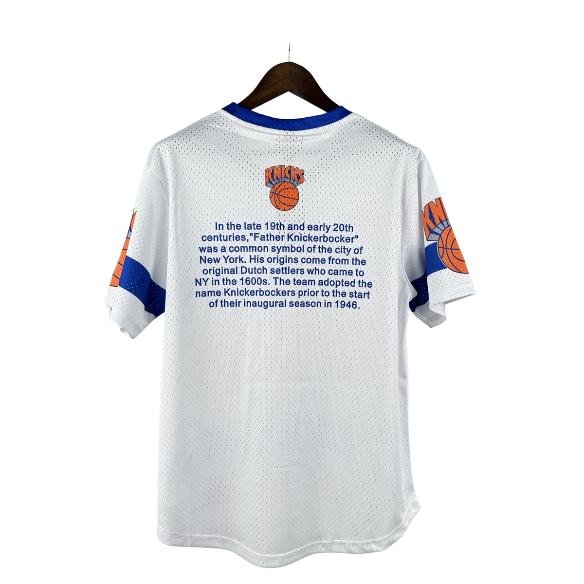 Camisa NBA New York Knicks Mitchell & Ness Hardwood Classics Vintage - imagem 2