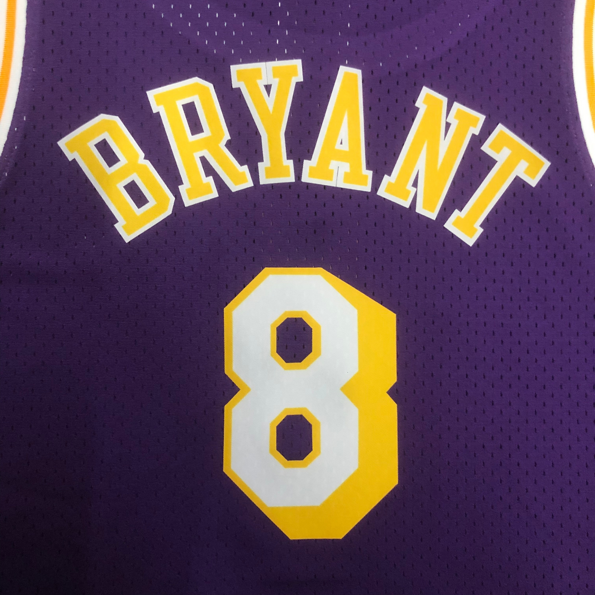 Regata Cropped Los Angeles Lakers Mitchell & Ness Hardwood Classics Roxa - imagem 7