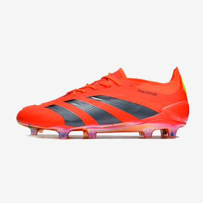 Chuteira Adidas Predator Elite FG - Laranja e Cinza - vista frontal
