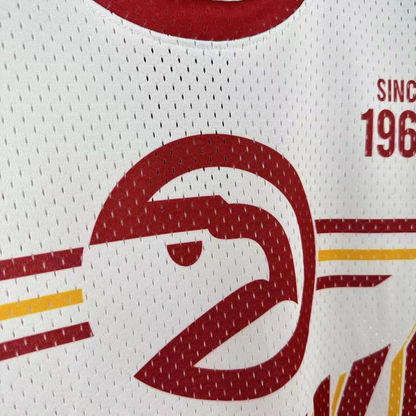 Camisa NBA Atlanta Hawks Mitchell & Ness Hardwood Classics Vintage - imagem 12