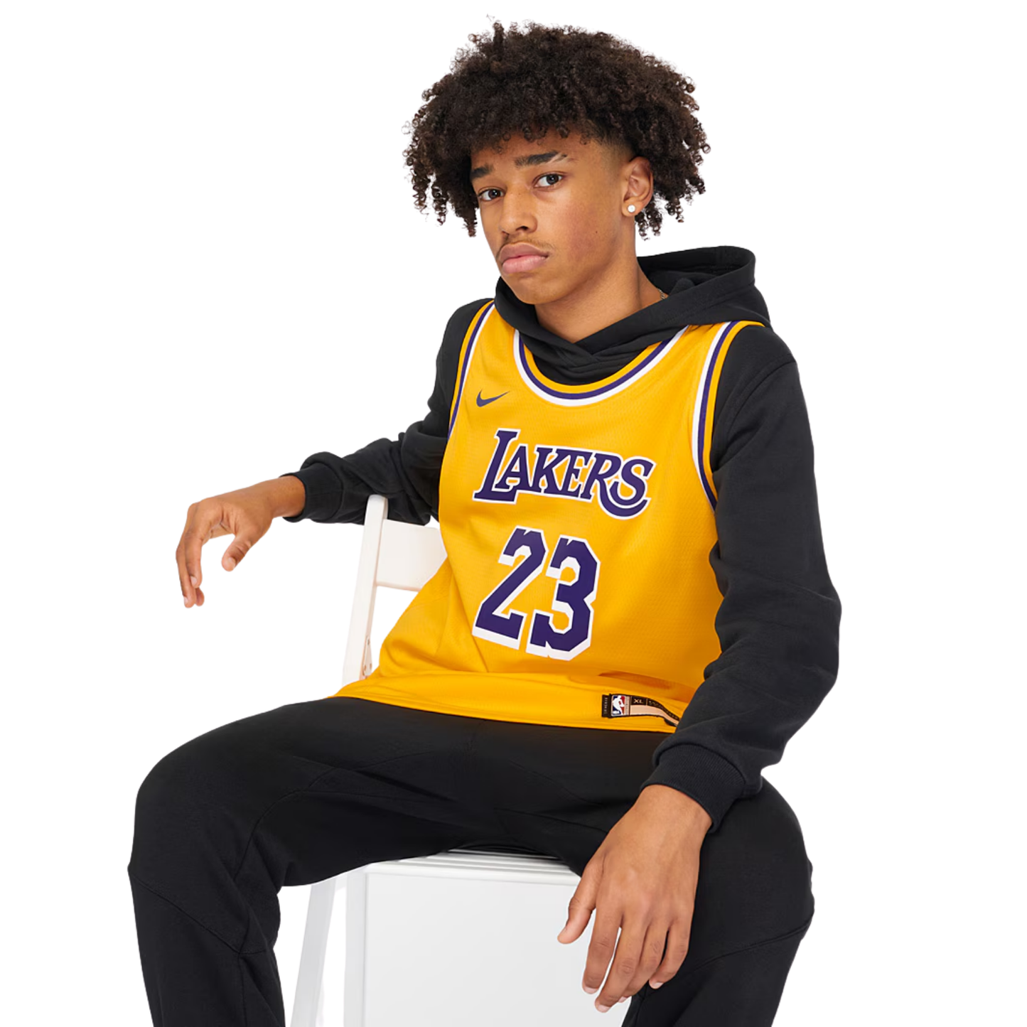 Camisa Regata Infantil Nike NBA Los Angeles Lakers - imagem 8