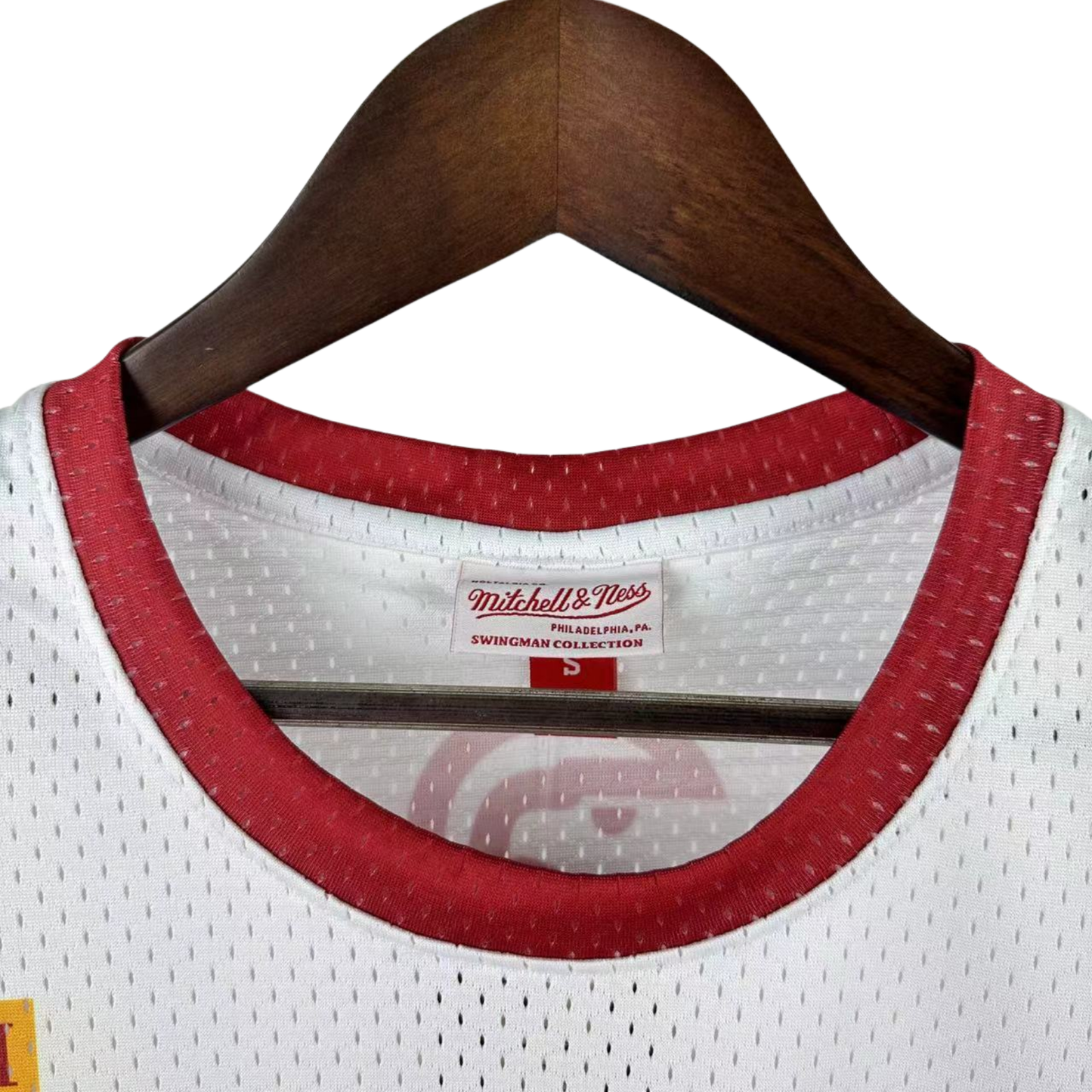 Camisa NBA Atlanta Hawks Mitchell & Ness Hardwood Classics Vintage - imagem 13
