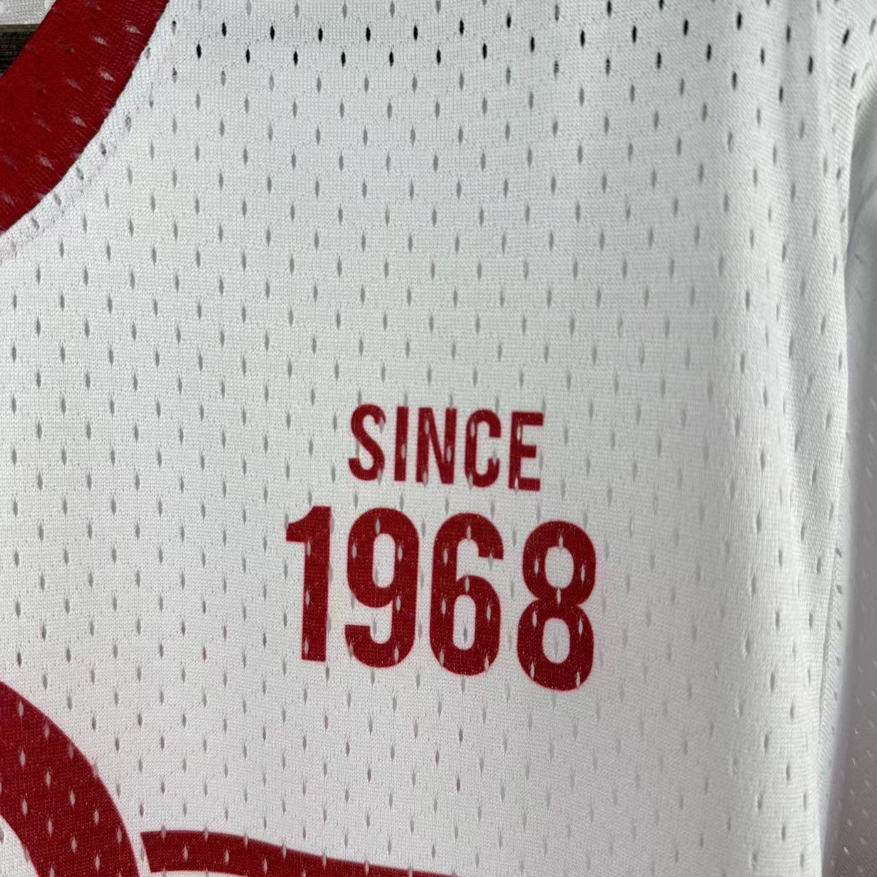 Camisa NBA Atlanta Hawks Mitchell & Ness Hardwood Classics Vintage - imagem 14