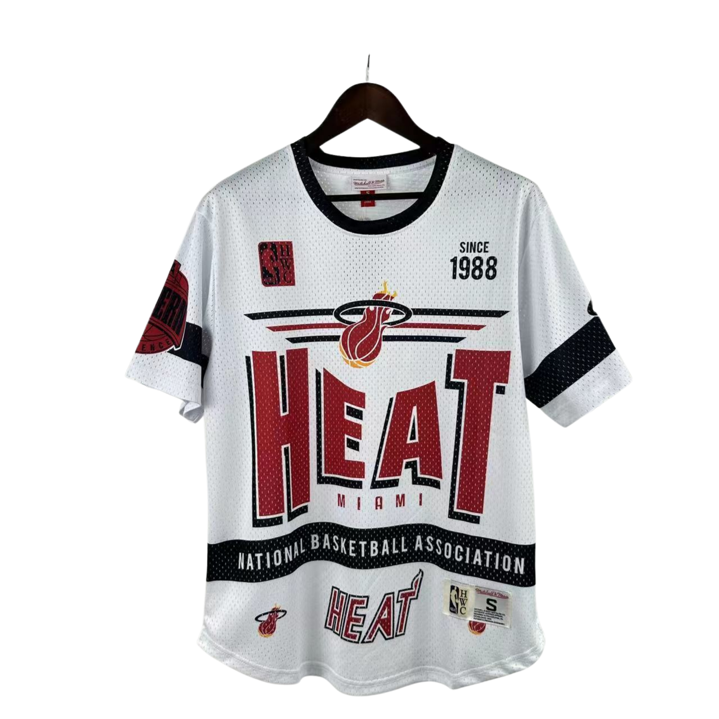 Camisa NBA Miami Heat Mitchell & Ness Hardwood Classics Vintage - imagem 1