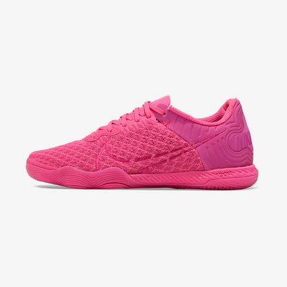 Tênis Futsal Nike React Gato IC - Rosa - vista frontal