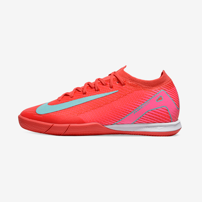 Chuteira Futsal Nike Mercurial Air Zoom Vapor 16 IC - Vermelha e Azul - vista frontal