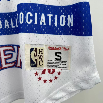 Camisa NBA Philadelphia 76ers Mitchell & Ness Hardwood Classics Vintage - imagem 11