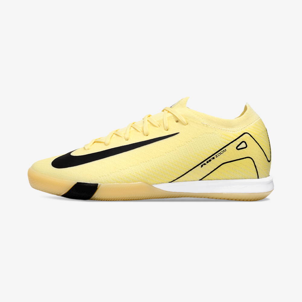 Chuteira Futsal Nike Mercurial Air Zoom Vapor 16 IC - Amarela e Preta - vista frontal