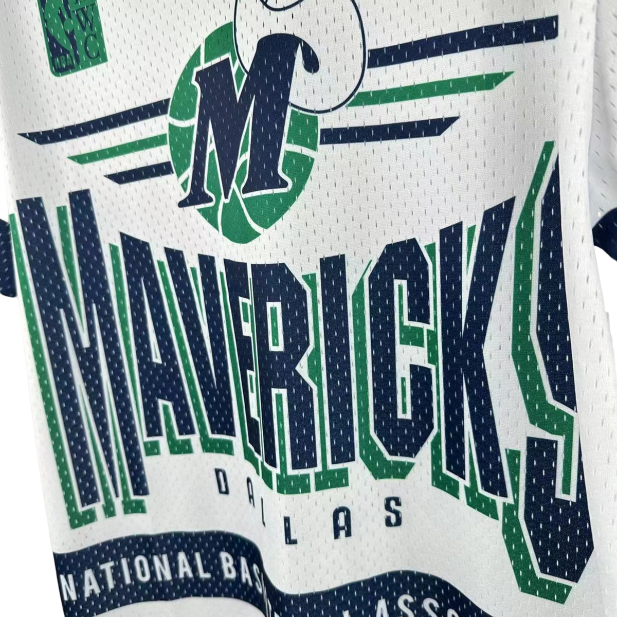 Camisa NBA Dallas Mavericks Mitchell & Ness Hardwood Classics Vintage - imagem 7