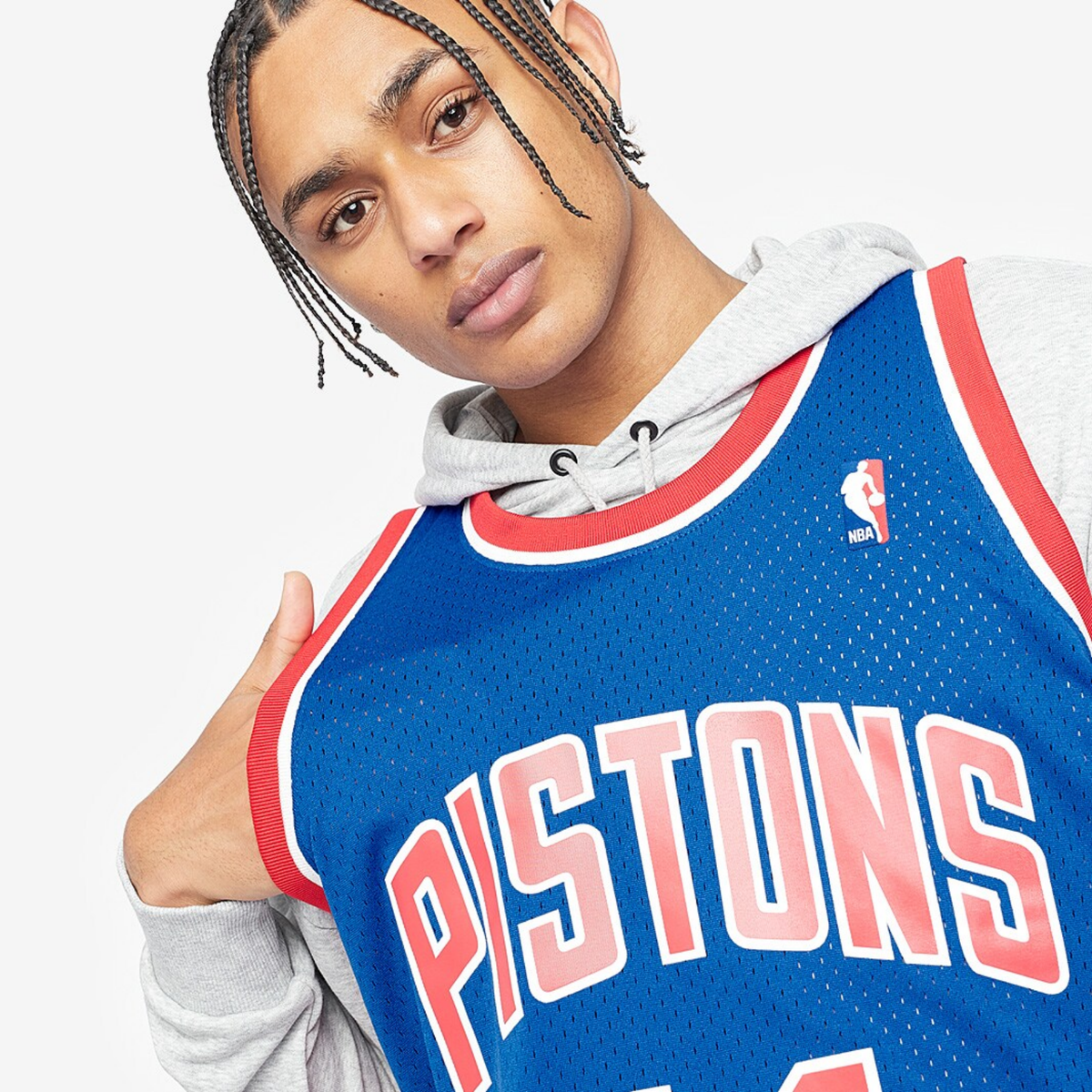 Camisa Regata NBA Detroit Pistons Mitchell & Ness 1988/89 - imagem 6